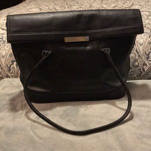 Banana republic Black leather tote bag